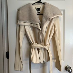 Armani Exchange Faux Fur Jacket